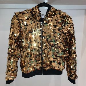 NEW Sequin bomber jacket